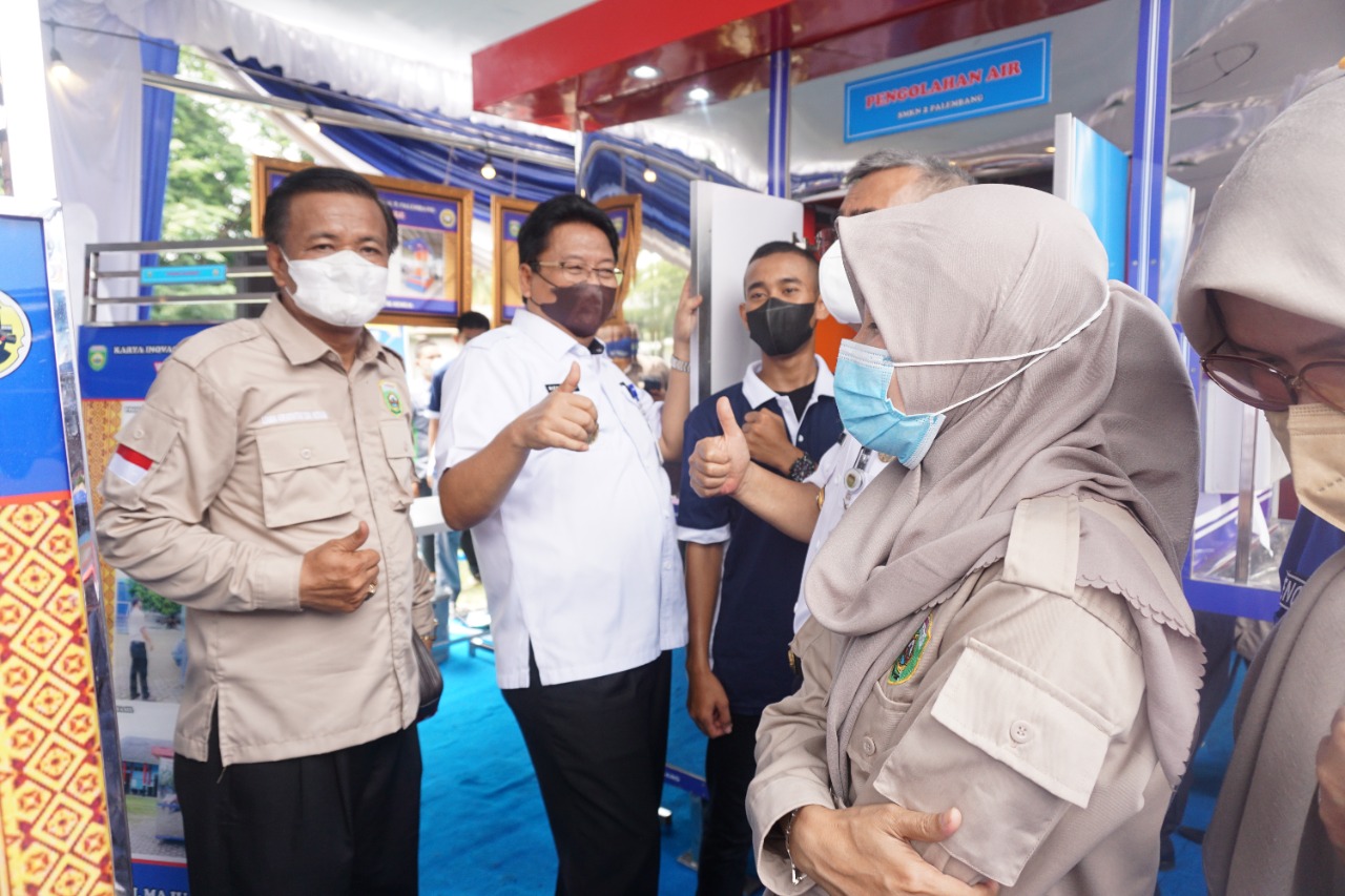 Hasil Karya Kreatifitas dan Inovasi SMKN 2 Palembang "Water Treatment SMKN 2 Palembang Menjadi Pengolahan Air Terbaik di Kreatifitas dan Inovasi SMK se Sumatera Selatan"