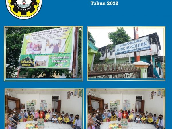 Penyaluran Zakat Fitrah dari Guru  dan Siswa SMKN 2 Palembang ke Panti Asuhan di Sekitar Sekolah.