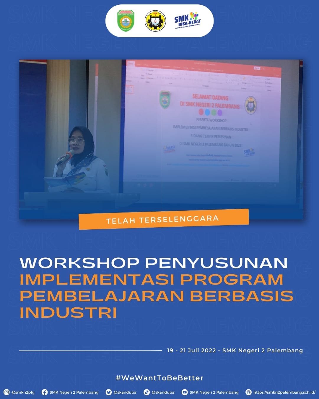 Workshop Penyusunan Implementasi Program Pembelajaran Berbasis Industri SMK Negeri 2 Palembang