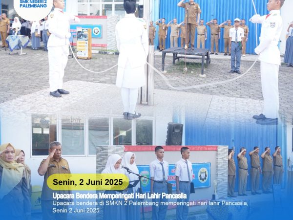 Upacara bendera di SMKN 2 Palembang memperingati hari lahir Pancasila, Senin 2 Juni 2025 Upacara bendera di SMKN 2 Palembang memperingati hari lahir Pancasila, Senin 2 Juni 2025