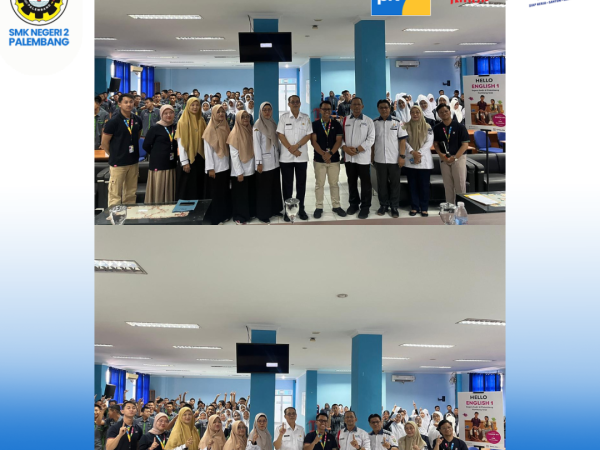 School Visit English One Kambang Iwak Bersama SMKN 2 Palembang Rabu 11 Februari 2026