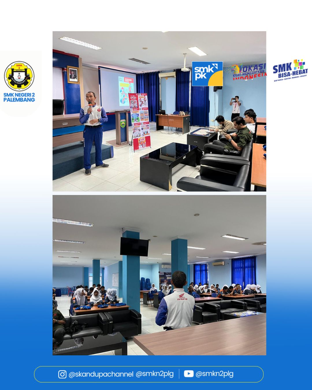 Kegiatan Seminar Safety Riding Honda Astra Motor  dan Sosialisasi masuk ke Perguruan Tinggi NegeriRabu 25 Februari 2026