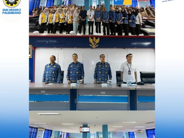 Kegiatan Pemberian Kompetensi Tambahan (PKT) dan Uji Kompetensi Tenaga Kerja Konstruksi (TKK) Terampil program vokasi bagi lulusan/calon lulusan SMK Bidang konstruksi di SMKN 2 Palembang PUPR TA 2026 oleh Kementerian Pekerjaan Umum Direktorat Jenderal Bina Konstruksi Balai Jasa konstruksi Wilayah II Palembang. April 2026