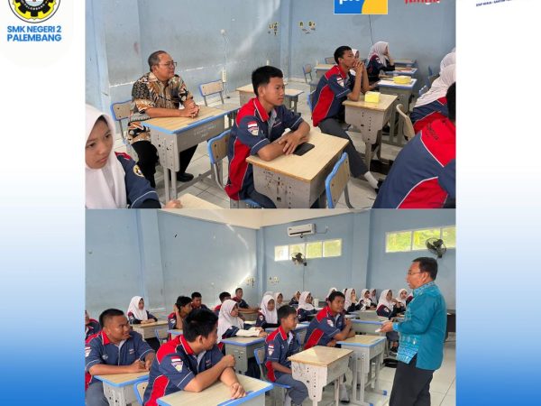 Pengajaran dari Bank Indonesia BI kepada Siswa SMKN 2 Palembang mengenai perbankan, Selasa 28 April 2026