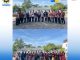 Upacara bendera memperingati Hari Pendidikan Nasional (Hardiknas) ke- 67 di SMKN 2 Palembang, Senin 4 Mei 2026.