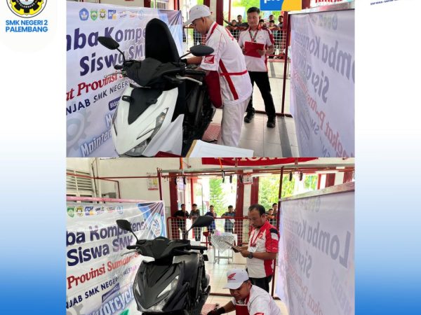 Kegiatan Pelaksanaan Lomba Kompetensi Siswa (LKS) Sekolah Menengah Kejuruan (SMK) tingkat Provinsi Sumatera Selatan Bidang Lomba Mobile Robotics, Mechatronics, dan Motorcycle di SMKN 2 Palembang Selasa s.d Kamis , 19 s.d 21 Mei 2026.