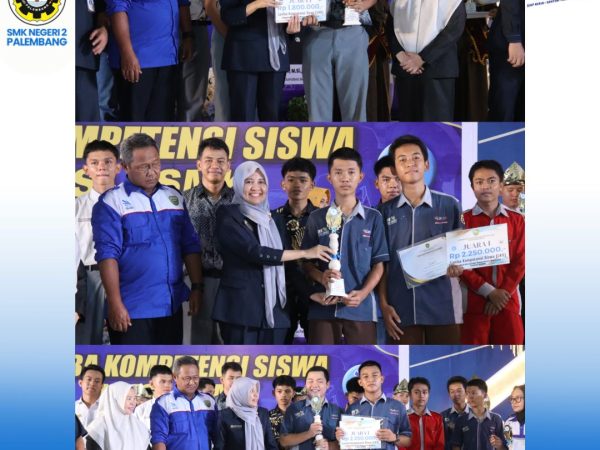 Penutupan Kegiatan Pelaksanaan Lomba Kompetensi Siswa (LKS) Sekolah Menengah Kejuruan (SMK) tingkat Provinsi Sumatera Selatan, Kamis 21 Mei 2026.