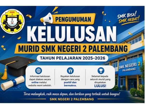 PENGUMUMAN KELULUSAN MURID SMK NEGERI 2 PALEMBANG TAHUN PELAJARAN 2025-2026