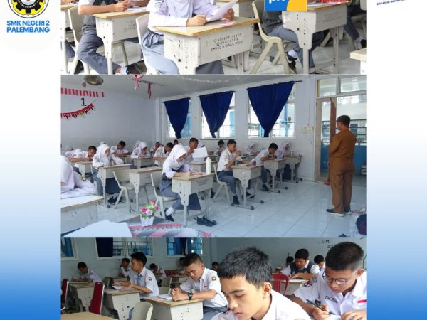 Pelaksanaan daftar ulang Sistem Penerimaan Murid Baru (SPMB) Tahap 1 SMKN 2 Palembang dan Pelaksanaan SAS Genap kelas X dan XI SMKN 2 Palembang Senin s.d Jum'at 8 s.d 12 Juni 2026.