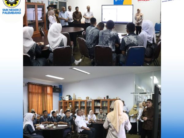 Kegiatan Kunjungan kerja Assisten Deputi Pendidikan, Agama, Kebudayaan, Pemuda dan Olahraga ke SMKN 2 Palembang Rabu 10 Juni 2026