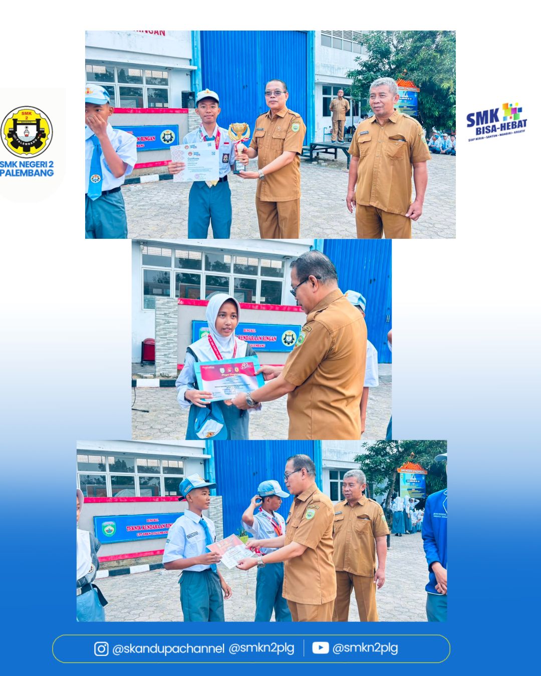 SENIN SEMANGAT! 🔥 Upacara bendera hari ini lebih spesial karena ada pemberian penghargaan untuk ATLET-ATLET HEBAT SMKN 2 PALEMBANG! SENIN SEMANGAT! 🔥 Upacara bendera hari ini lebih spesial karena ada pemberian penghargaan untuk ATLET-ATLET HEBAT SMKN 2 PALEMBANG!