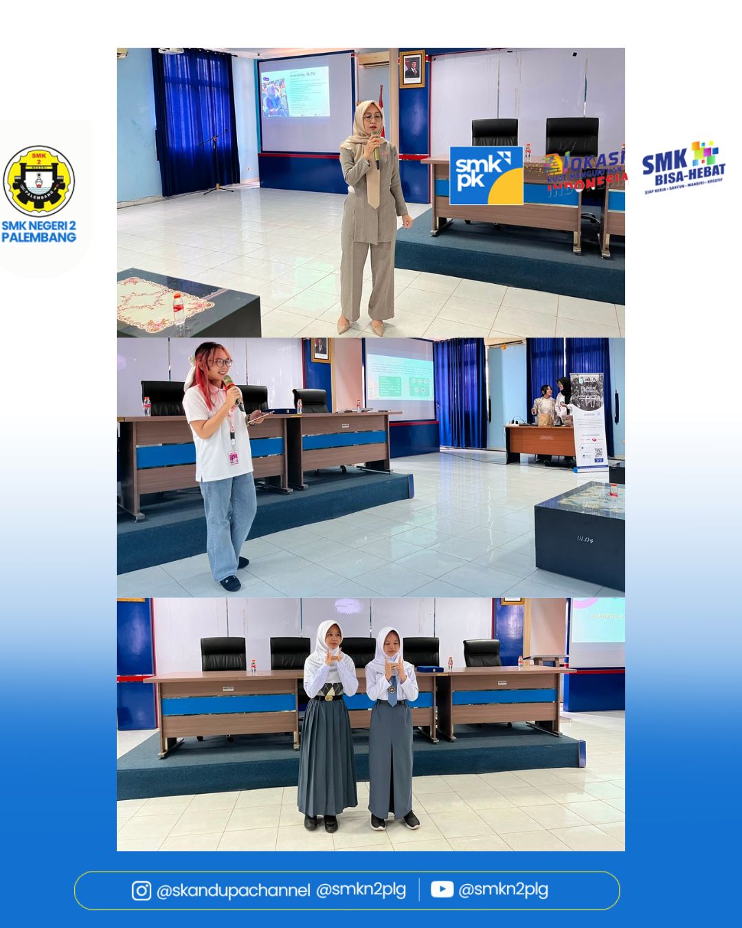 Kegiatan Pelatihan Sumselfemale connect digitalisai AI salah satu programElective goes to school di SMKN 2 Palembang oleh Generation Girl chapter Palembang , Senin 10 Agustus 2026.
