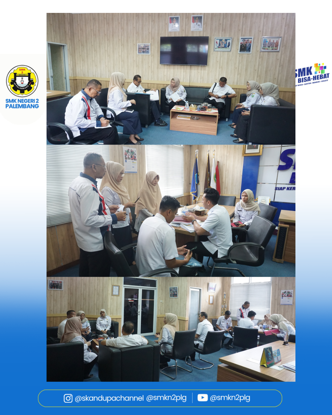 Kegiatan Monitoring Persiapan Validasi Tim Evaluator Lapangan PEKPPP Kementerian PANRB RI SMKN 2 PALEMBANG Rabu, 2 September  2026.