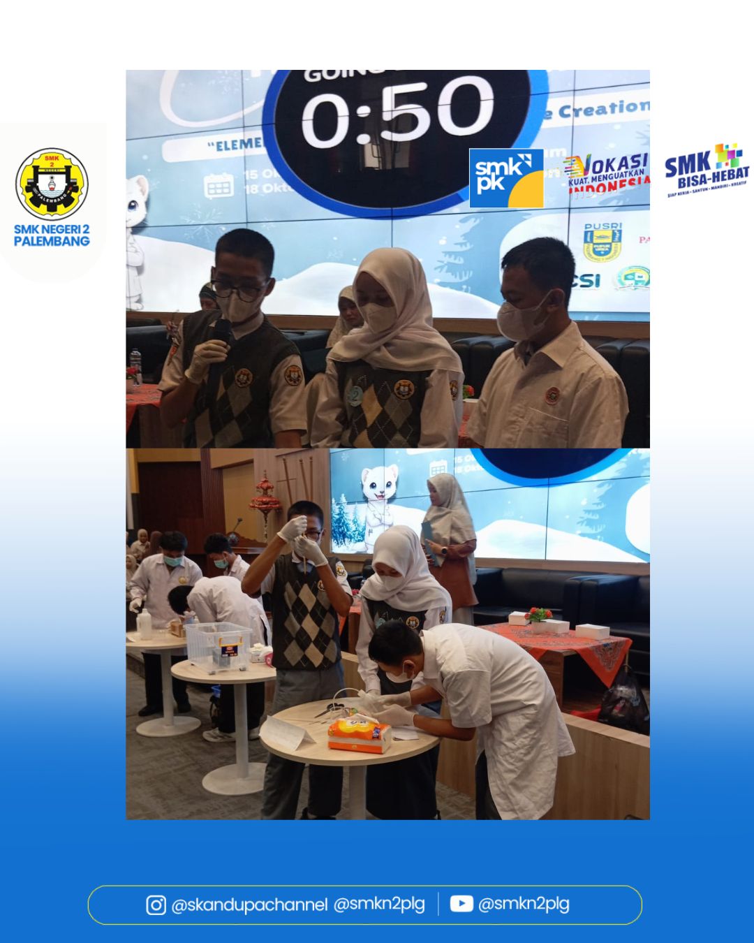 ✨ ALHAMDULILLAH, PRESTASI MEMBANGGAKAN ✨ Selamat dan apresiasi setinggi-tingginya kepada Tim kebanggaan kita:TIM LIGHT OF SCIENCE Berhasil meraih JUARA 3 pada Lomba Experiment Chemistry Tingkat SMA/SMK se-Sumatera Selatan yang diselenggarakan oleh UIN Raden Fatah Palembang di Jakabaring.