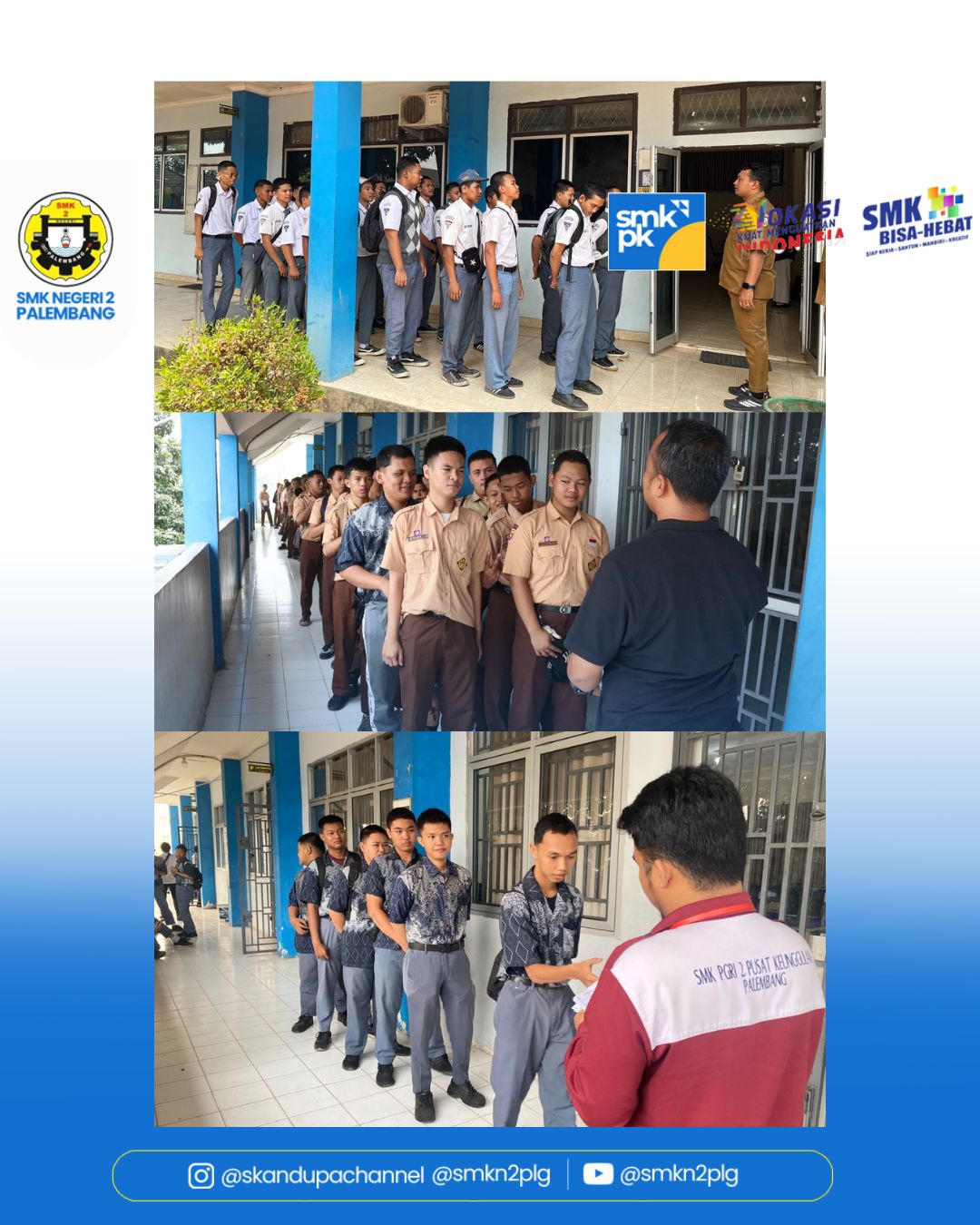 Pelaksanaan Tes Kemampuan Akademik (TKA) Kelas XII SMKN 2 PalembangTelah terlaksana dengan lancar kegiatan Tes Kemampuan Akademik (TKA) Kelas XII SMKN 2 Palembang pada Senin s.d Jumat, 26 s.d 30 Oktober 2026.